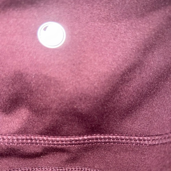 Yogalicious Lux High Waist Side Pocket 7/8 Ankle Legging with Curved Yoke - Picture 4 of 6